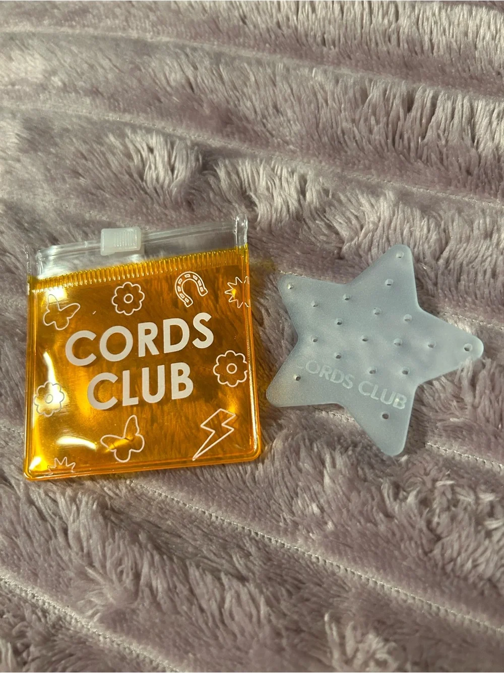 NIB Cords Club Star Travel Flatback Palette - Clear